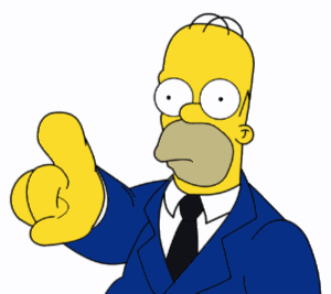 homer-pointing